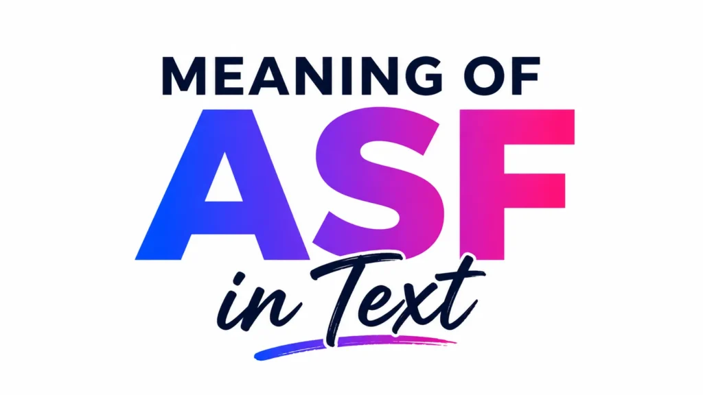 Meaning of ASF in Text