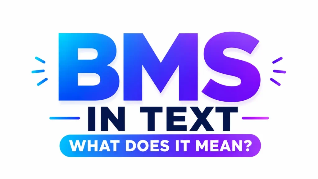 What Does BMS in Text?