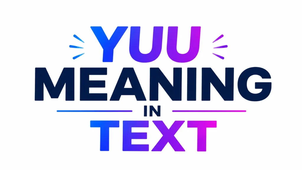 Yuu Meaning in Text